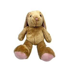 Build a Bear Retired Bunny Rabbit 16" Golden Brown Pink‎ Ears Cotton Tail
